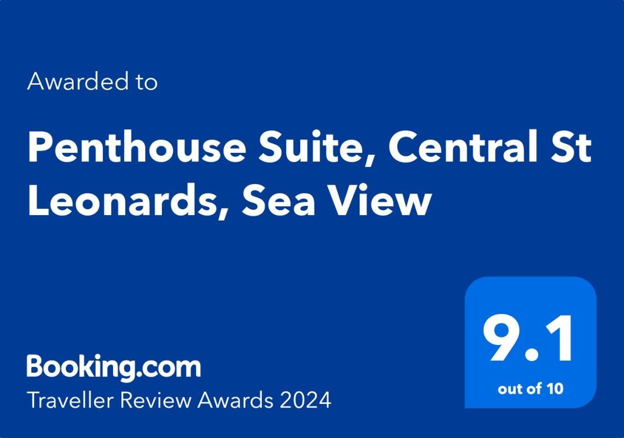 Penthouse Suite, Sea View, Close To Shops, Beach And Train St Leonards-on-Sea Kültér fotó
